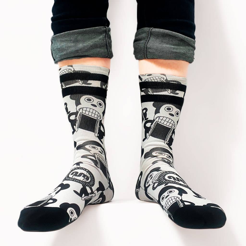 Calzini unisex con logo Monky