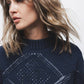 Maglione strutturato a maglia con girocollo