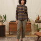 Camicia slim a quadri Alba del Deserto