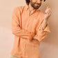Camicia in lino Bali con dettagli fluo
