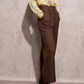 Pantaloni palazzo eleganti a vita alta