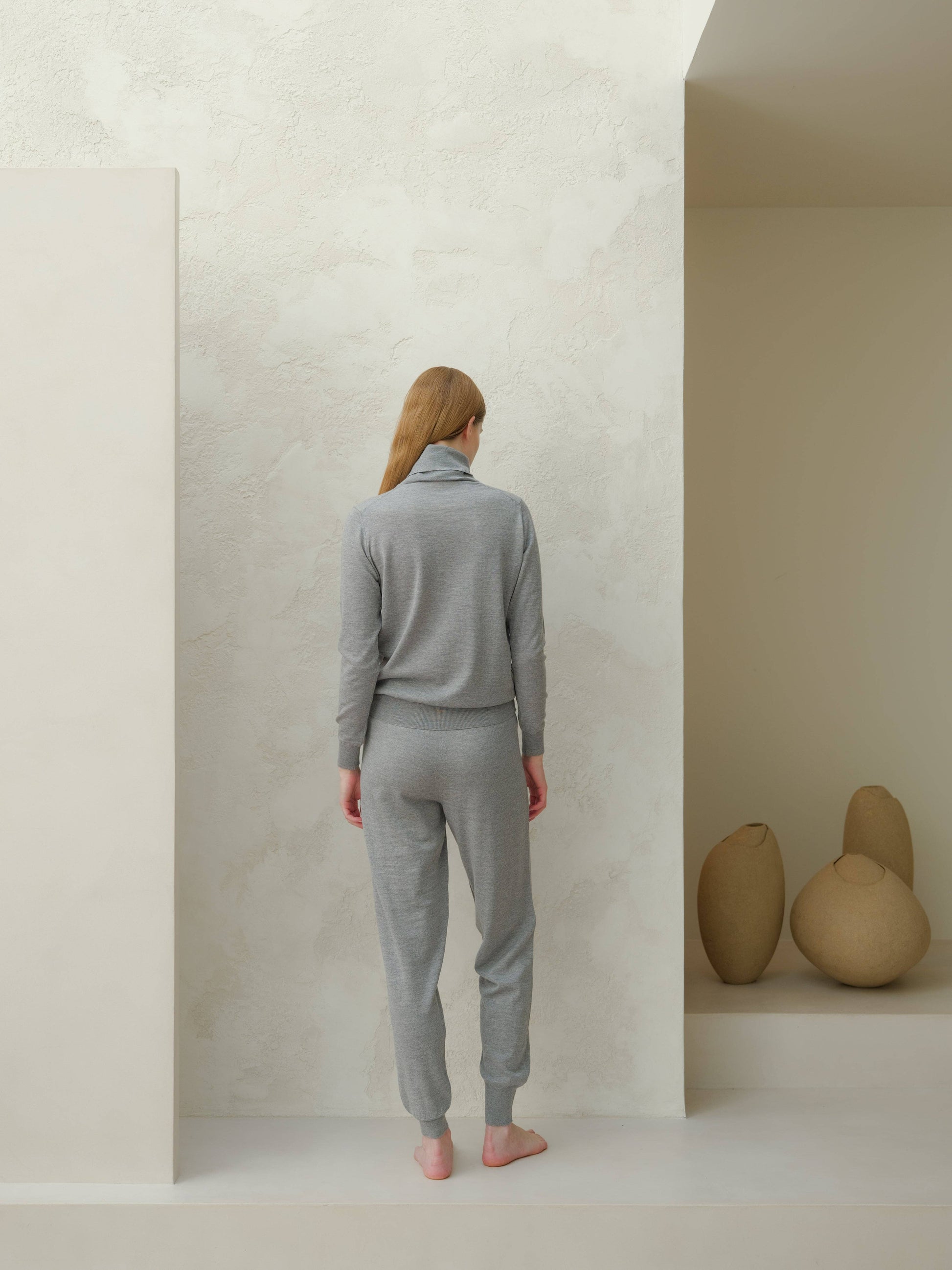 Maglione dolcevita in lana merino extra fine