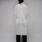 Maxi abito polo in cotone premium lavorato all’uncinetto