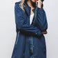 Parka con cappuccio e coulisse regolabile