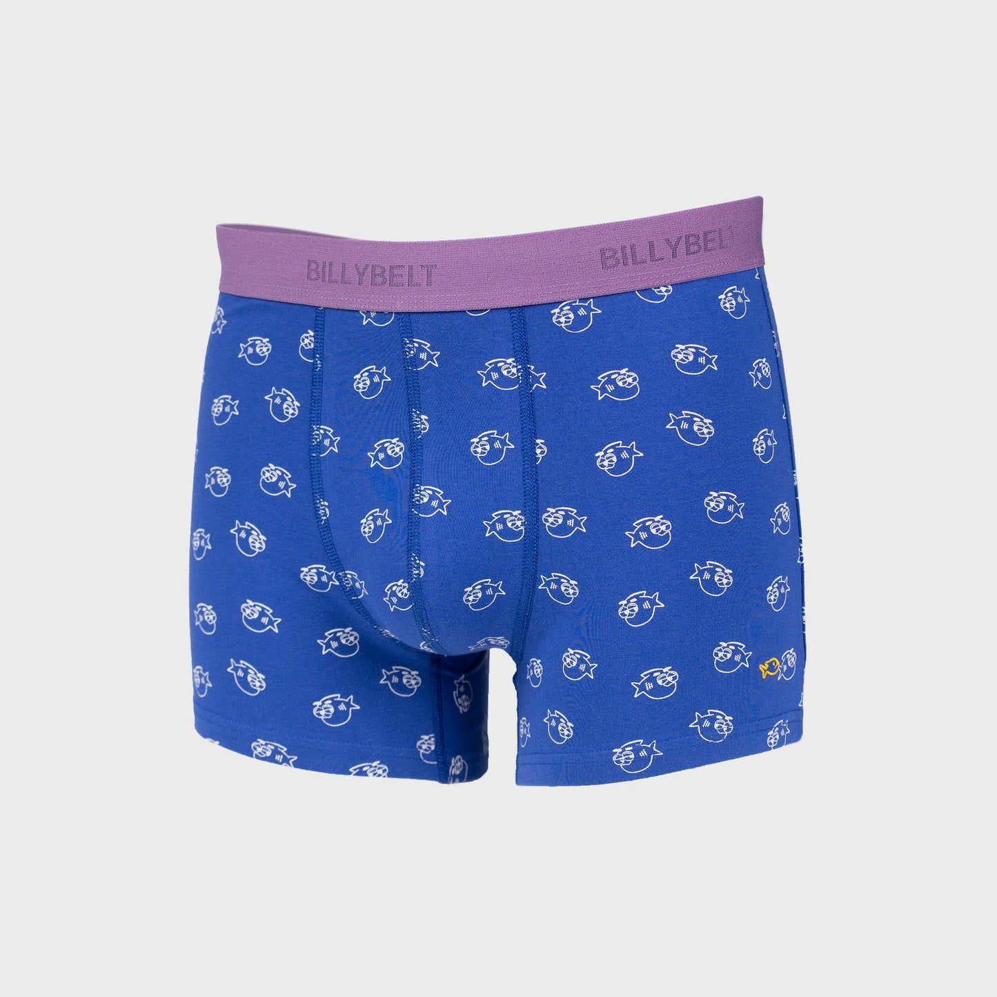 Boxer uomo in cotone biologico con stampa piranha