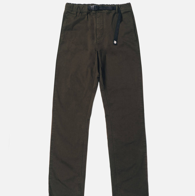 Pantaloni da arrampicata in cotone ecodye verde ivy