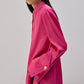 Camicia in raso con polsini ampi