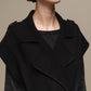 Gilet cappotto lungo smanicato da donna