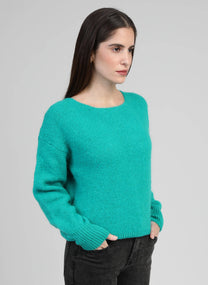 Maglione Leboumi turchese