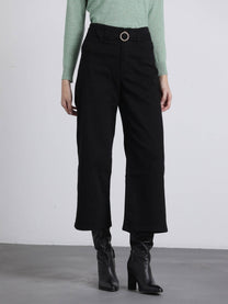 Pantaloni in twill con cintura
