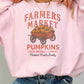 Felpa oversize grafica zucche Farmers Market