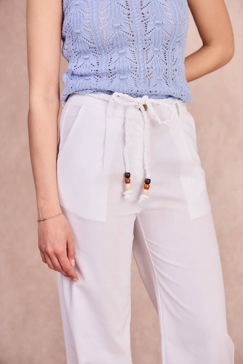 Pantaloni fluidi in cotone con coulisse Pouchka