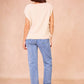 Gilet in maglia Majorelle oversize con lacci laterali