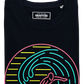 T-shirt Surf Neon con grafica surf