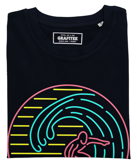 T-shirt Surf Neon con grafica surf