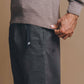 Pantaloni da arrampicata in cotone Ecodye grigio scuro