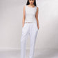 Top basic a canotta con scollo rotondo