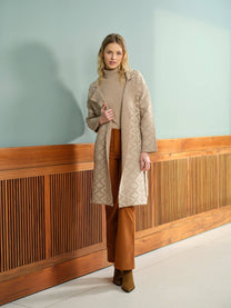 Cappotto aperto con cintura