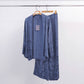 Giacca kimono goffrata in viscosa