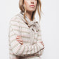 Maglione jacquard a righe