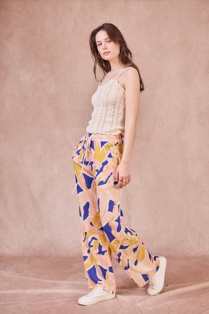Pantaloni Penny ampi a stampa