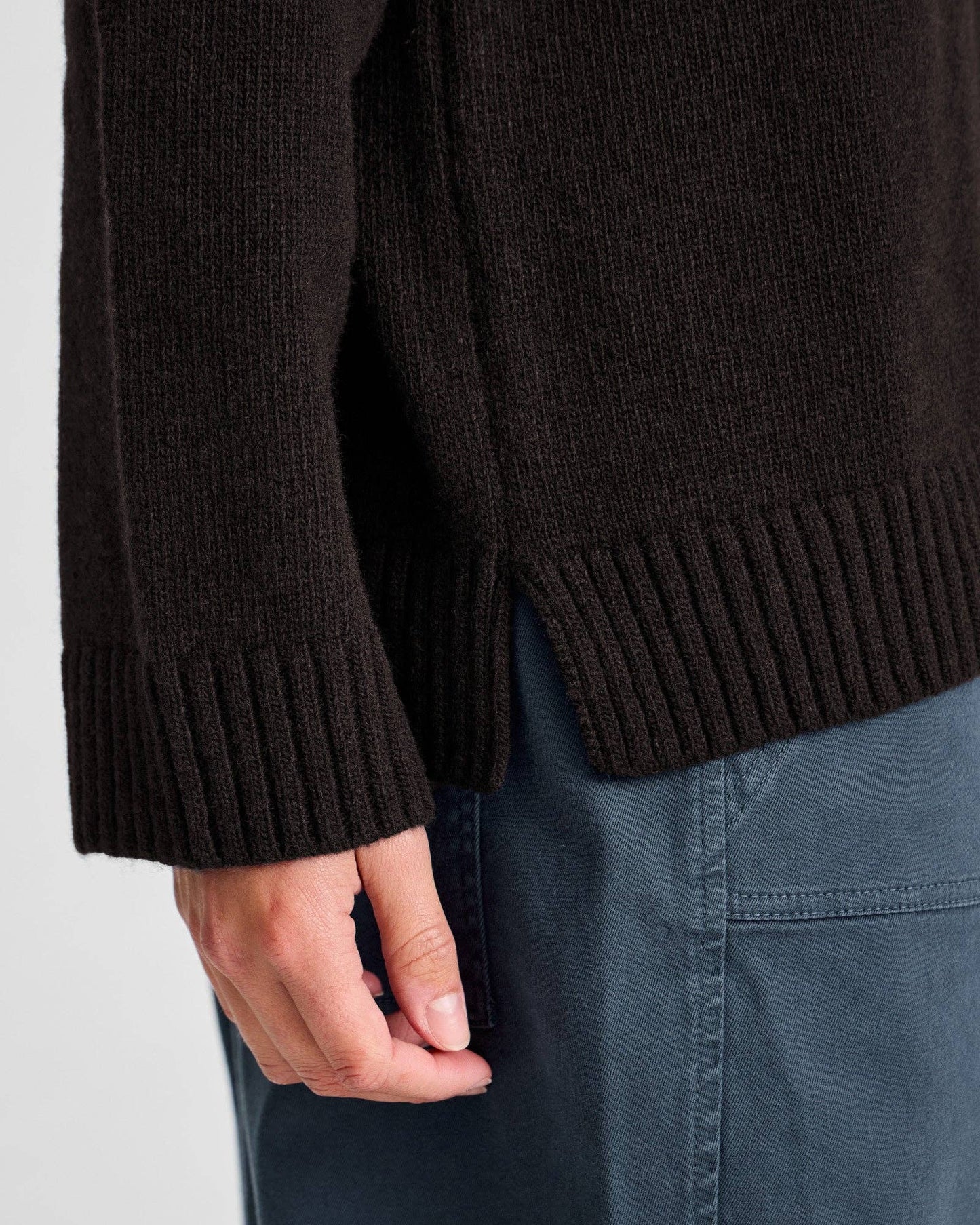 Maglione Emely in lana d’agnello biologica GOTS