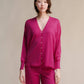 Cardigan oversize in lana merino extrafine con scollo a V