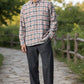 Camicia in flanella a quadri da uomo