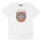 T-shirt Daruma Neko con grafica animalier