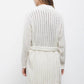 Cardigan in maglia strutturata con cintura