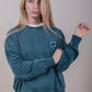 Felpa oversize da donna Pigment Verde Olmo