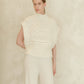 Tunica maxi a trecce in misto cashmere