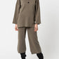 Completo in maglia oversize con pantaloni a gamba ampia