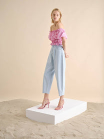Pantaloni Ganga con polsini