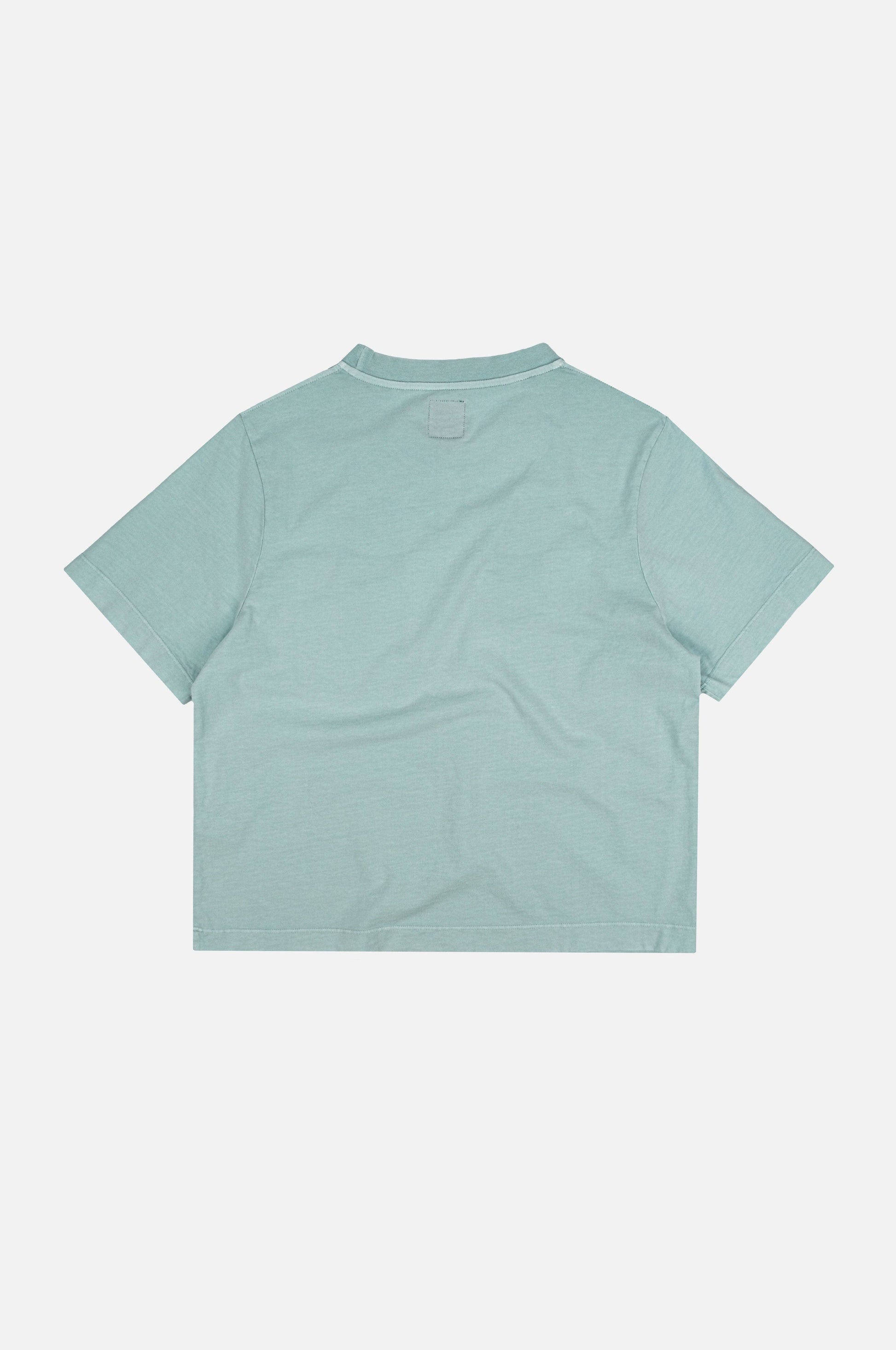 T-shirt pigmentata da donna Garceta Verde Shore