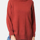 Maglione oversize in lana a collo alto
