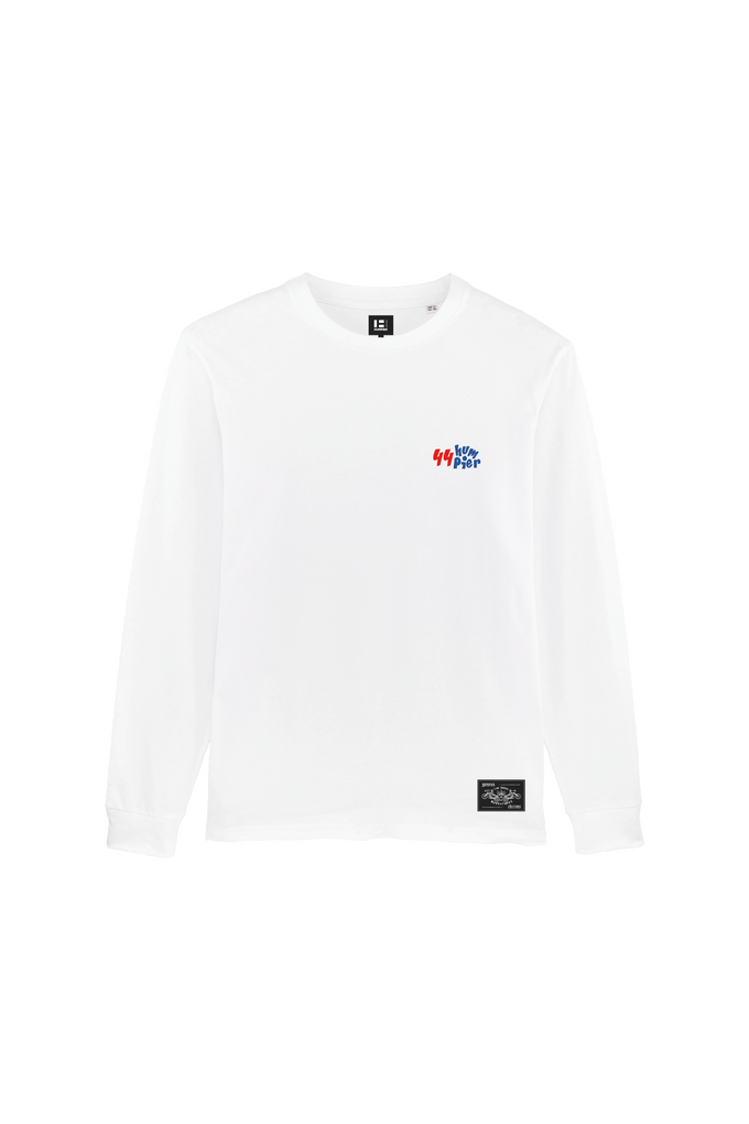 T-shirt Surfin a maniche lunghe in cotone biologico