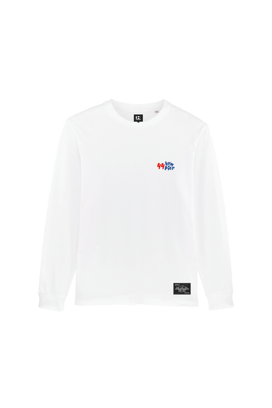 T-shirt Surfin a maniche lunghe in cotone biologico