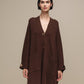 Cardigan cappotto in maglia oversize con bottoni