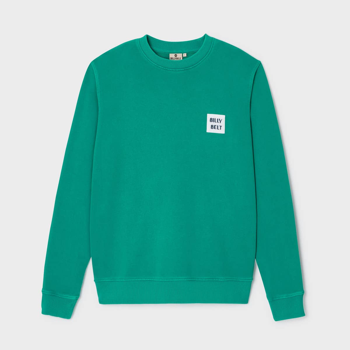 Felpa unisex verde in cotone biologico