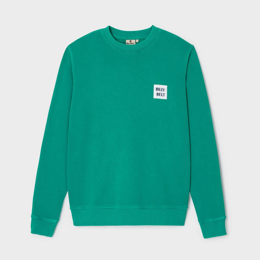 Felpa unisex verde in cotone biologico