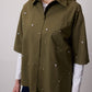 Camicia ricamata con pietre