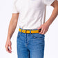 Cintura intrecciata elastica color senape