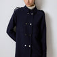 Camicia con spalline e bottoni a pressione in misto cotone