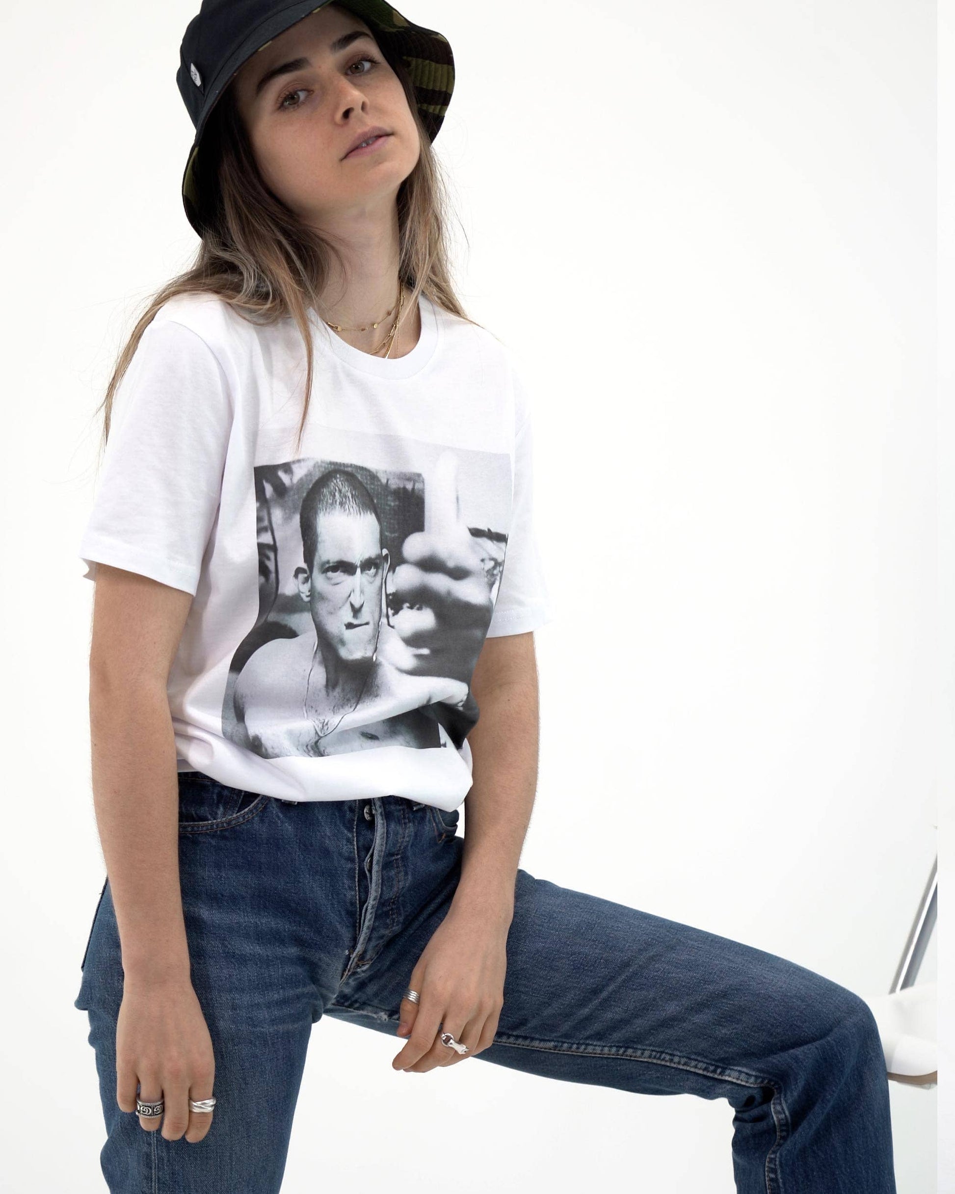 T-shirt unisex con stampa cinematografica “You’re Talking To Me”