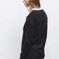 Cardigan in maglia rasata con bottoni
