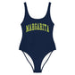 Costume intero Margarita con scritta