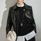 Maglione basic in maglia nero