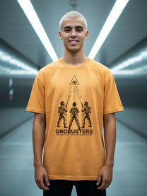 T-shirt unisex gialla Godbusters