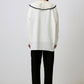 Maglione in maglia con colletto ricamato